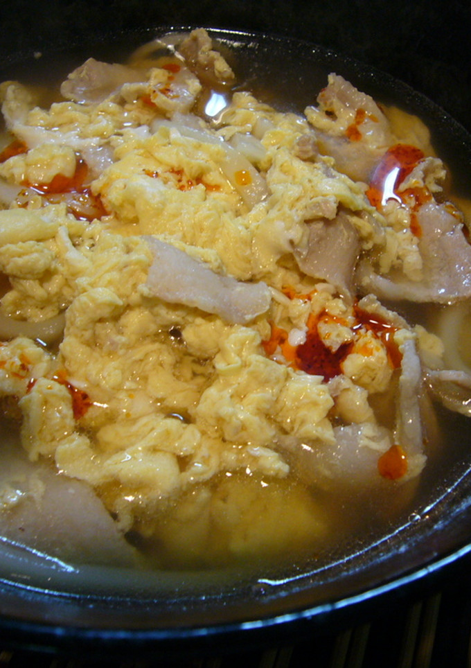 簡単☆百さんの卵とじうどん-レシピのメイン写真
