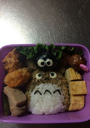 キャラ弁トトロ-レシピのメイン写真