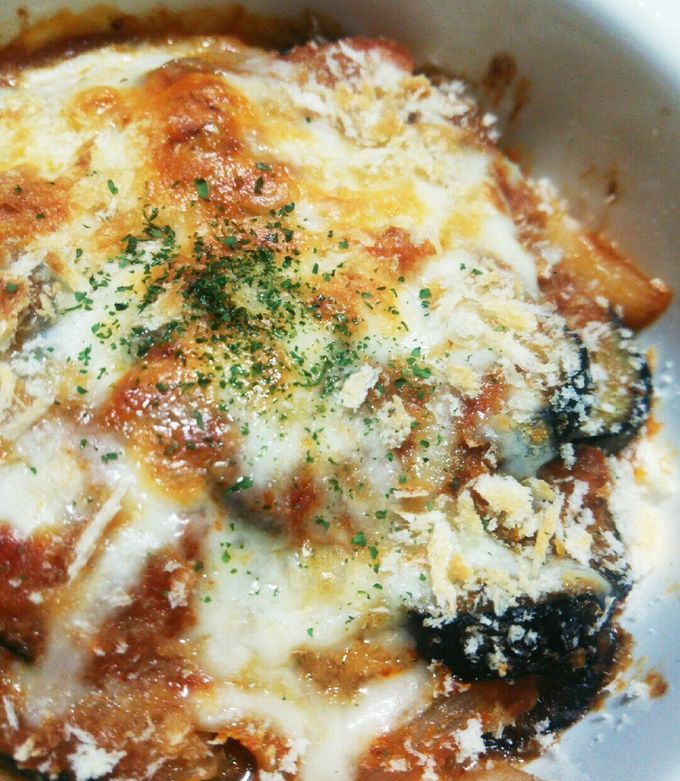 簡単♪市販ミートソースで茄子グラタン-レシピのメイン写真