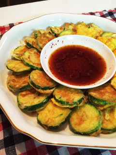 韓国料理☆ズッキーニのチヂミ-レシピのメイン写真
