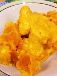 子供も喜ぶ簡単かぼちゃのミルク煮-レシピのメイン写真