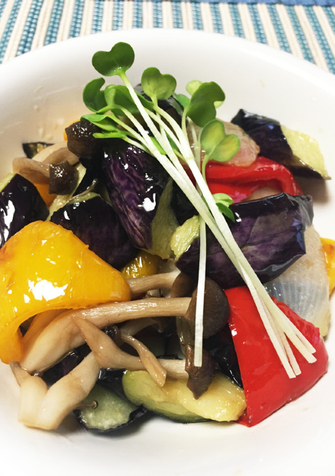 夏野菜たっぷり☆ナスの揚げ浸し-レシピのメイン写真