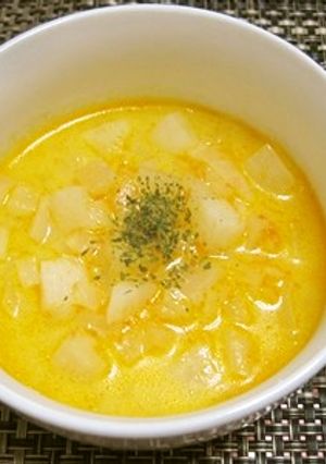 金時人参ドレッシングでまろやかスープ♪-レシピのメイン写真