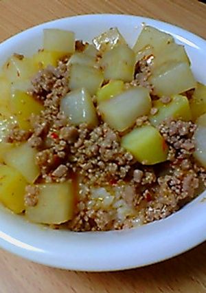 じゃが大根☆麻婆風丼-レシピのメイン写真