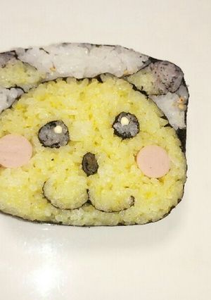 ピカチュウの巻き寿司-レシピのメイン写真