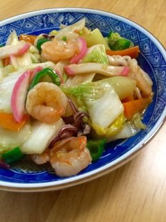 パパッと☆シーフード八宝菜☆-レシピのメイン写真