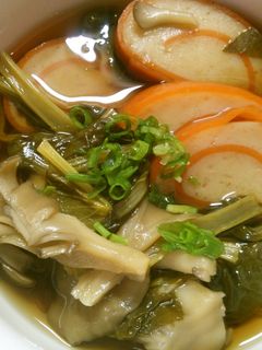 簡単 朝食にも 小松菜 舞茸 蒲鉾の煮物-レシピのメイン写真