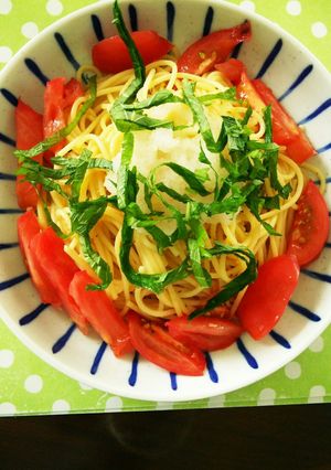 しょうゆパスタに大根おろ紫蘇-レシピのメイン写真