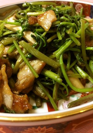 セリ･エリンギ･豚肉の炒め物-レシピのメイン写真