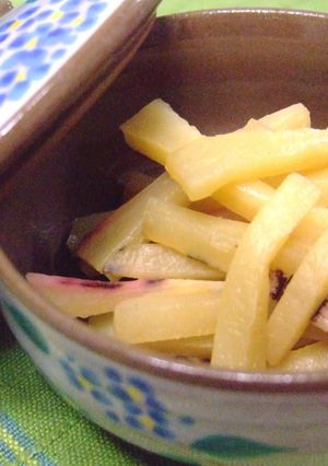 とっても簡単♪ヤーコンの甘酢炒め-レシピのメイン写真