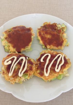 お弁当のおかずに☆簡単ひとくちお好み焼き-レシピのメイン写真