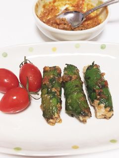 万能梅味噌で作る簡単豚しそ巻き焼-レシピのメイン写真