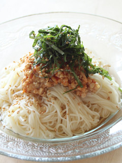くせになる♪ピリ辛☆納豆そうめん-レシピのメイン写真