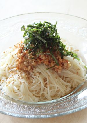 くせになる♪ピリ辛☆納豆そうめん-レシピのメイン写真