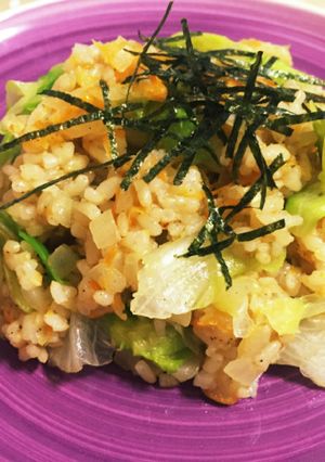 レタスでカサ増し♩バターチャーハン-レシピのメイン写真