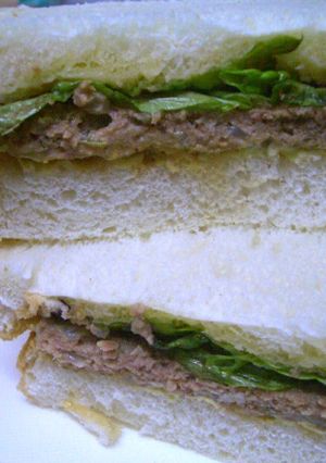 ♪照り焼きバーグサンド♪トースターで簡単-レシピのメイン写真