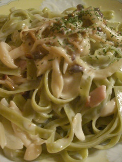 ベーコンときのこのクリームパスタ♪-レシピのメイン写真