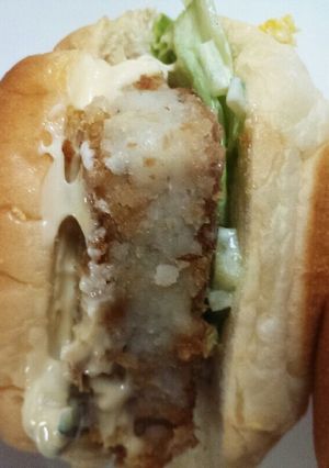しゃきしゃき野菜とコロッケロールサンド-レシピのメイン写真