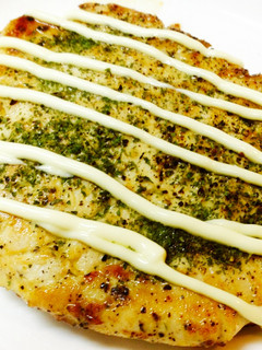 簡単!とりむね肉でからしガリマヨステーキ-レシピのメイン写真