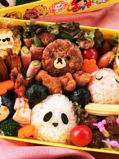 キャラ弁✩動物弁当✩動物園へ-レシピのメイン写真