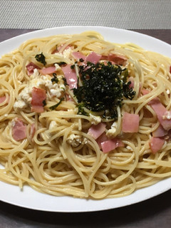 冷製和風かるぼならぱすた-レシピのメイン写真