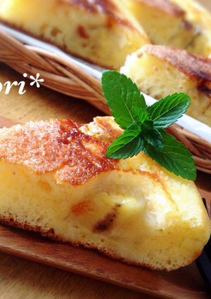 HMで!フライパンバナナケーキ-レシピのメイン写真