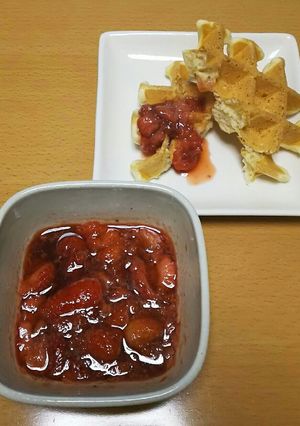 アク取りなし！レンジで簡単 イチゴソース-レシピのメイン写真