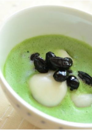 余った黒豆で抹茶白玉の和スイーツ-レシピのメイン写真