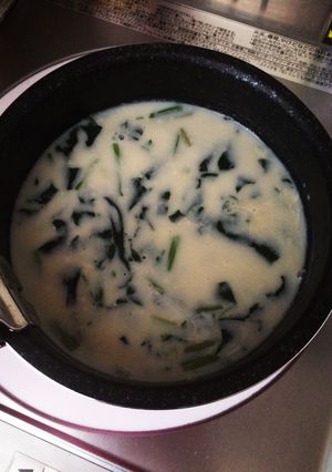 ほうれん草の豆乳スープ-レシピのメイン写真
