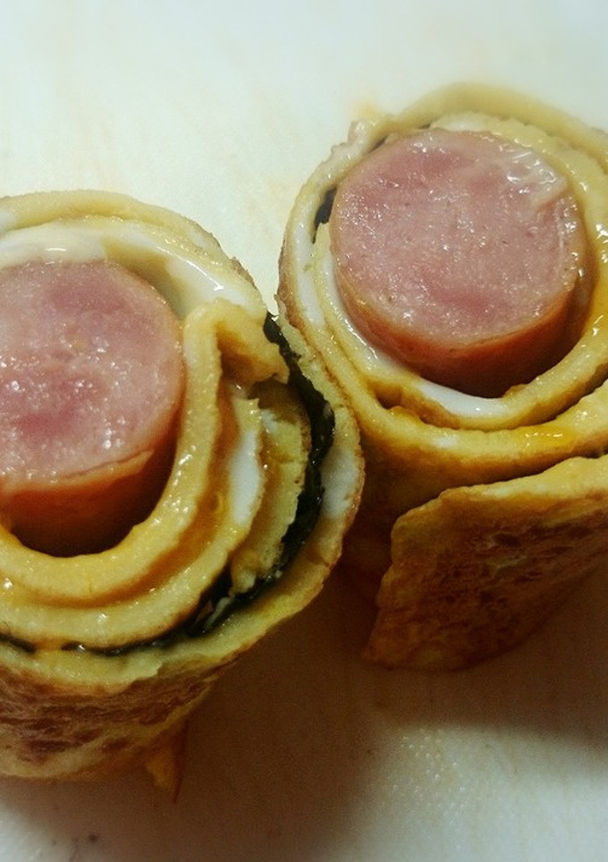 丸ごとウインナーの卵焼き-レシピのメイン写真