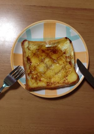 砂糖なしでもおいしい！フレンチトースト♡-レシピのメイン写真