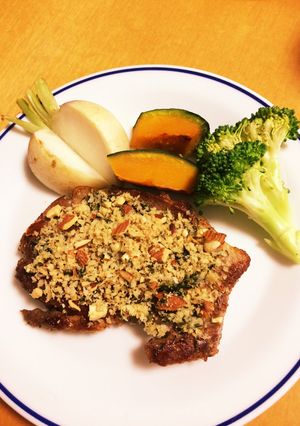 豚肉のアーモンドパン粉焼き-レシピのメイン写真