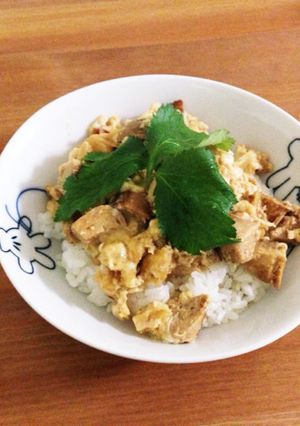 つくねと豆腐でズボラ親子丼（´౿`）-レシピのメイン写真