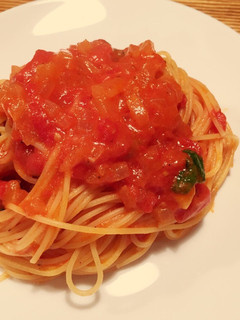 シンプルで美味しい☆トマトソースパスタ-レシピのメイン写真