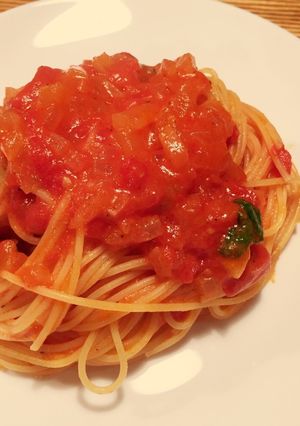 シンプルで美味しい☆トマトソースパスタ-レシピのメイン写真