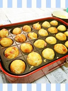 たこなし♡洋風チーズ入りたこ焼き♪-レシピのメイン写真