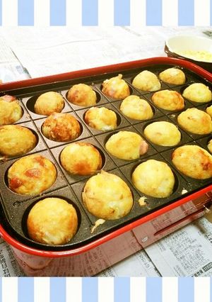 たこなし♡洋風チーズ入りたこ焼き♪-レシピのメイン写真