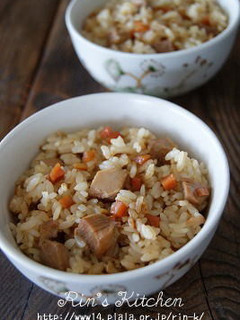 鶏とにんじんの混ぜごはん-レシピのメイン写真