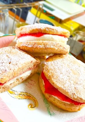 いちごのダックワーズ-レシピのメイン写真