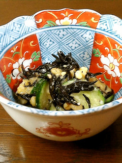 ひじきとキュウリのなんちゃって酢味噌和え-レシピのメイン写真