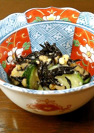 ひじきとキュウリのなんちゃって酢味噌和え-レシピのメイン写真