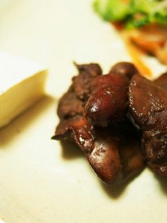 鶏肝の赤ワイン煮☆-レシピのメイン写真