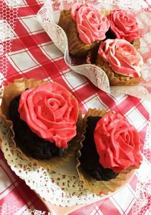バラのチョコマフィン HMで！母の日に-レシピのメイン写真