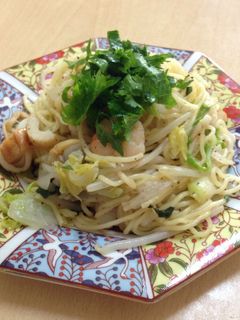 シソ香る☆海鮮塩焼きそば-レシピのメイン写真