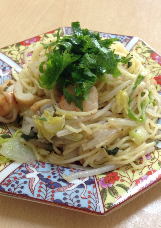シソ香る☆海鮮塩焼きそば-レシピのメイン写真