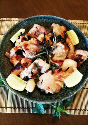 魚焼きグリル☆オレガノ塩麹グリルチキン♪-レシピのメイン写真