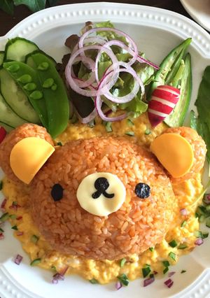 野菜大量！ヘルシー＊リラックマオムライス-レシピのメイン写真