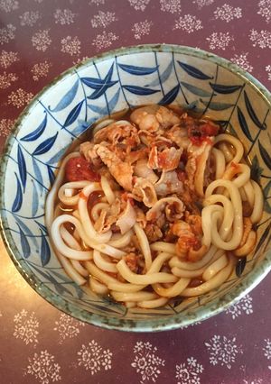 なすとトマトの冷やしうどん-レシピのメイン写真