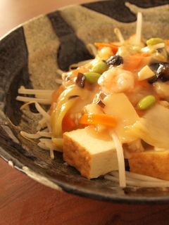 厚揚げともやしの中華あんかけ♪-レシピのメイン写真