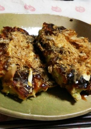 低糖質 大豆粉お好み焼き(*^^*)-レシピのメイン写真